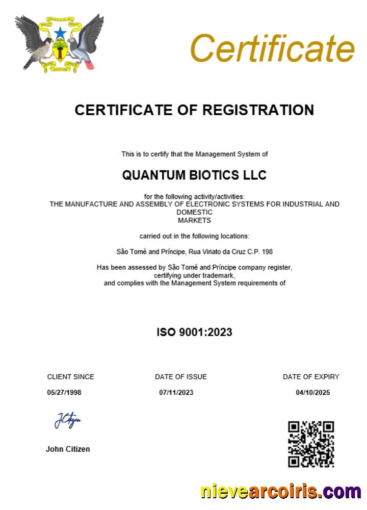 São Tomé and Príncipe business registration certificate